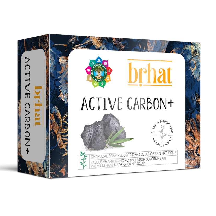 Active Carbon Plus - Anti Aging Premium Organic Soap India AMCTHerbals.in