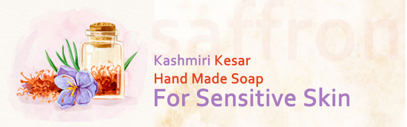 Kashmiri Kesar Hand Made Soap For Sensitive Skin by Brhat